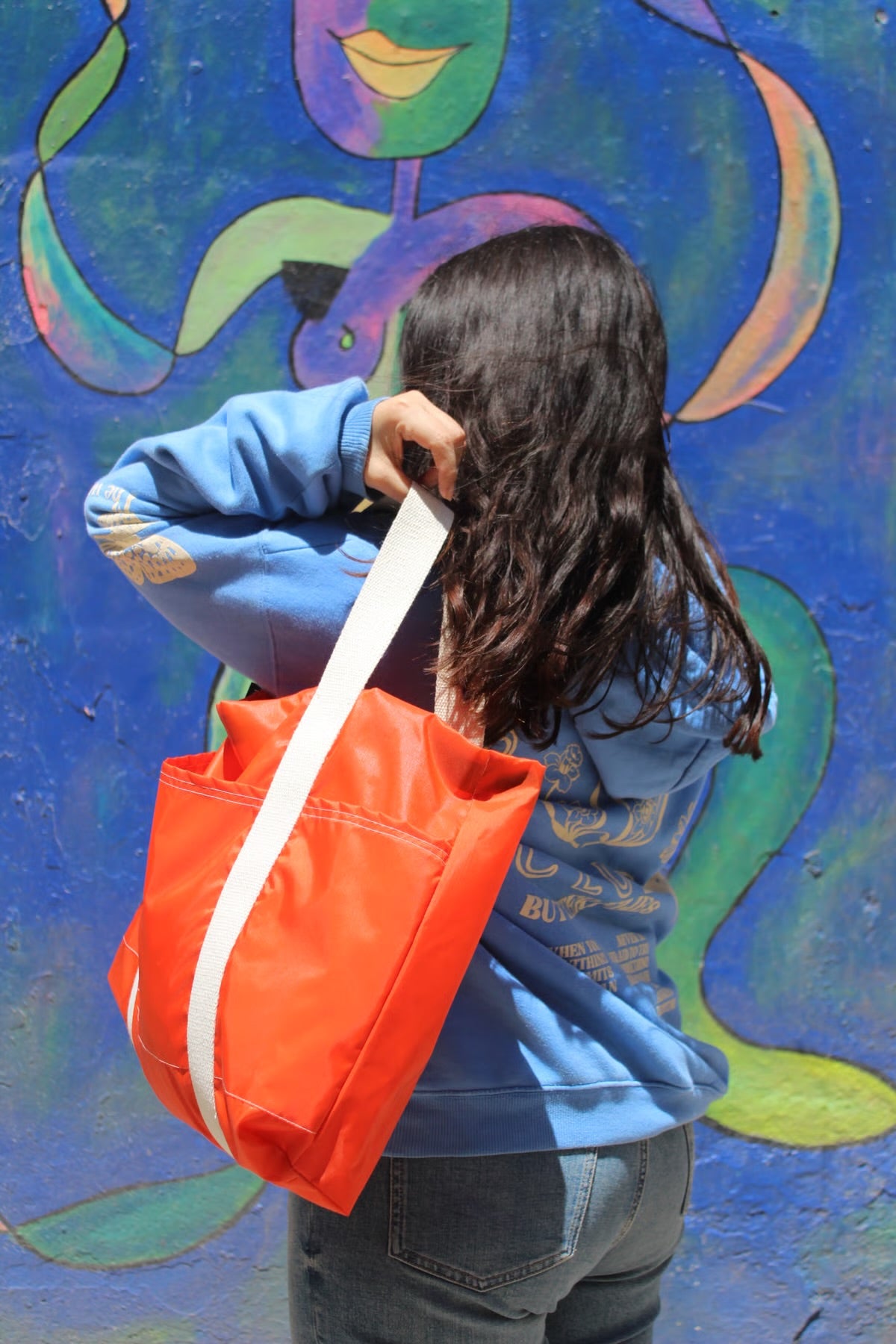 Bolso grande sin cremallera