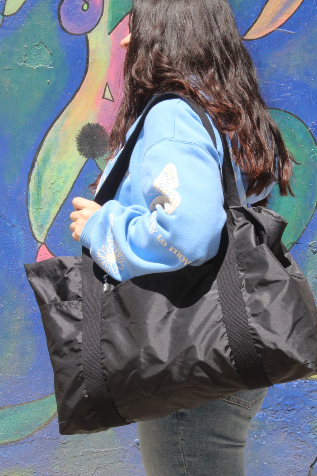 Bolso grande sin cremallera
