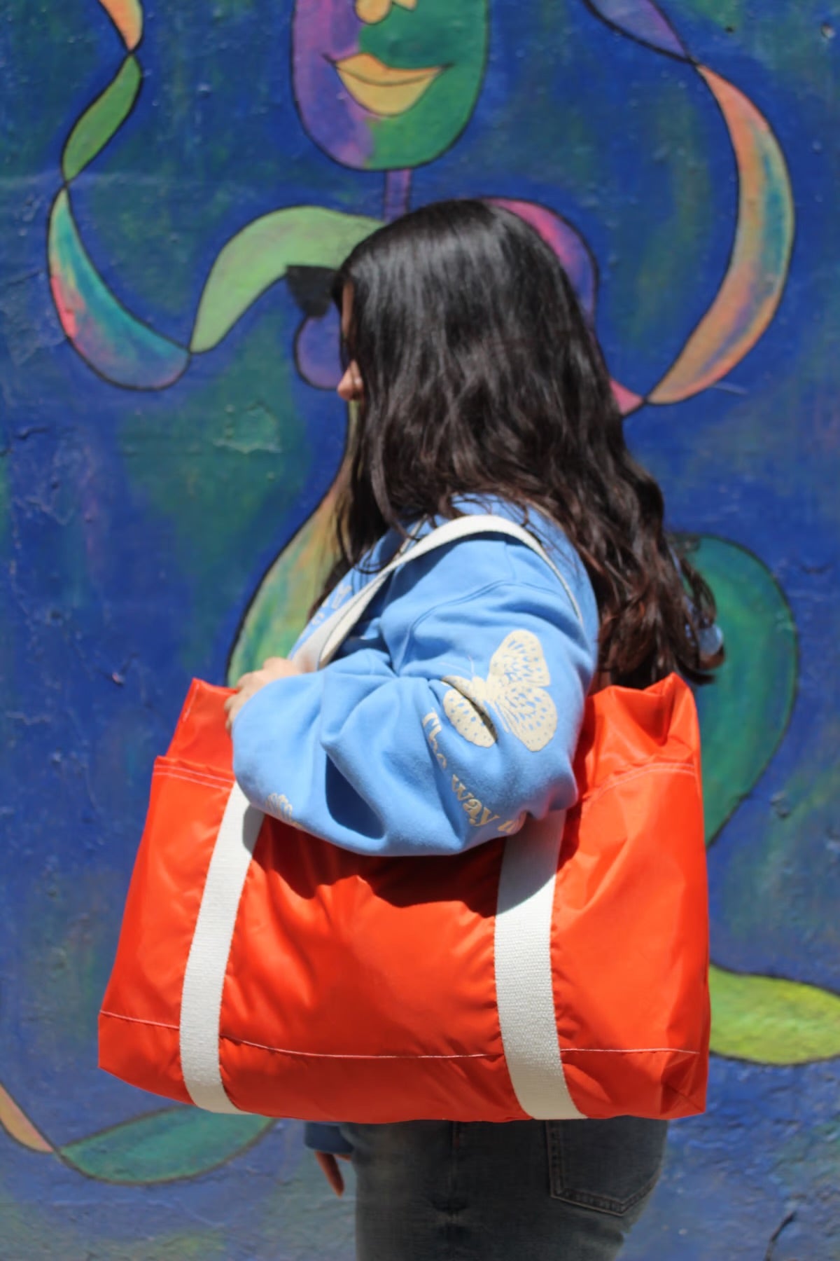 Bolso grande sin cremallera