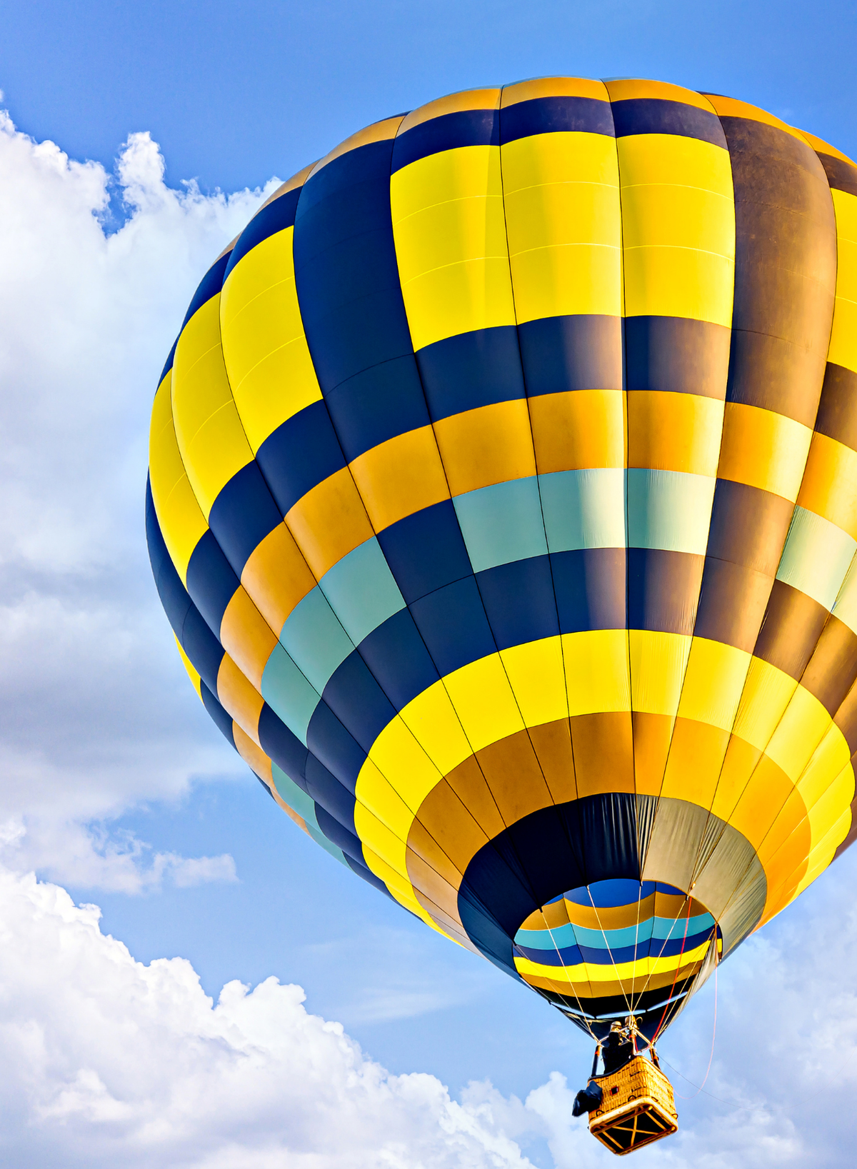 Aus einem Ballon